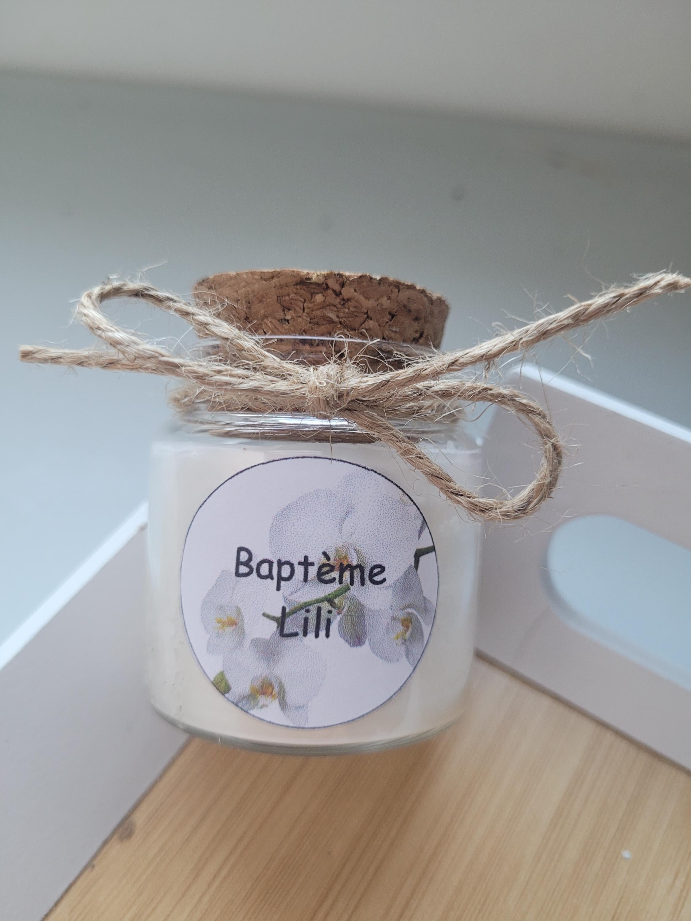 Bougie évènement Ma boutique